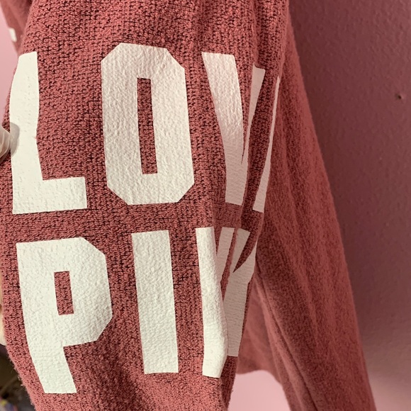 PINK Victoria's Secret Pink Mock Neck Pullover Sweater M - Picture 6 of 6